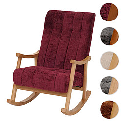 Mendler Fauteuil à bascule - Rouge