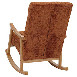 Acheter Mendler fauteuil rocking chair - Orange