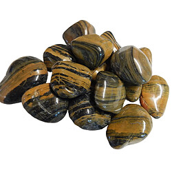 Aquagart Galets polis 20 kg - Marron rayé