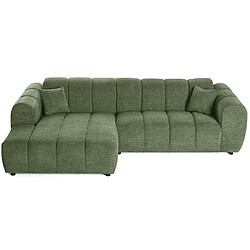 Acheter Lisa Design Curtis - canapé d'angle gauche 4 places en tissu texturé