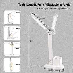Lampe de Bureau LED Dimmable - Blanc