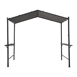 Habitat Et Jardin Pergola tonnelle pour barbecue - 277 x 149 cm - Anthracite