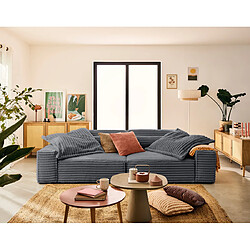 Lisa Design canapé droit Richie - Vert