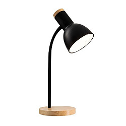 Lampe de Bureau E27 Lampe de Table Flexible Noir