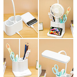 Lampe de Table LED Lampe de Bureau Contrôle Tactile Blanc