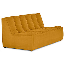 Lisa design canapé modulable Ellie 2 places - Jaune