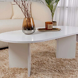 Avis Hanah home Table basse ovale - Blanc