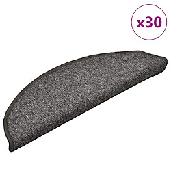 vidaXL Marches escalier gris foncé - 56x17x3 cm