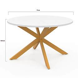 Acheter Idmarket MARKET - Table Basse GISELE Ronde 70 Cm