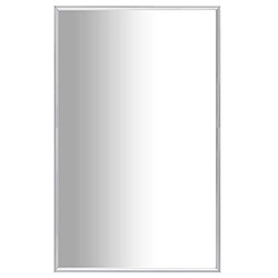 vidaXL Argenté Verre PVC