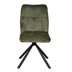 Le Quai Des Affaires Chaise pivotante de salle à manger CORTINA / Vert