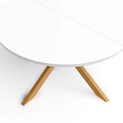 Idmarket MARKET - Table Basse GISELE Ronde 70 Cm pas cher