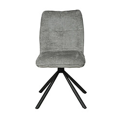 Le Quai Des Affaires Chaise pivotante de salle à manger CORTINA / Gris clair