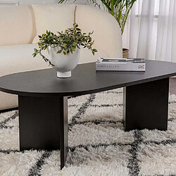 Avis Hanah home Table basse ovale - Noir