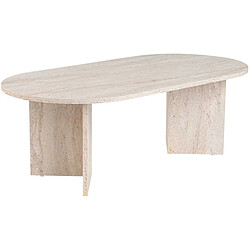 Hanah Home Table basse ovale Sable
