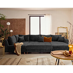 Acheter Lisa design Rune canapé panoramique - Anthracite