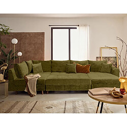 Acheter Lisa design canapé panoramique d'angle gauche - Olive