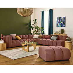 Lisa design Canapé d'angle Debbie - Rose