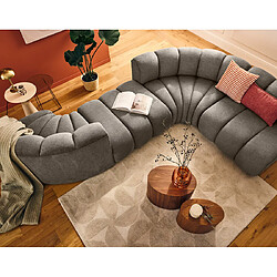 Avis Lisa Design Module Debbie - Tissu texturé taupe