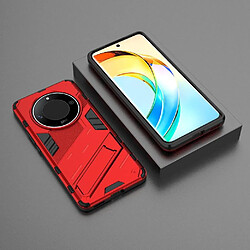 Coque Honor Magic 6 Lite 5G Antichoc Support - Rouge pas cher