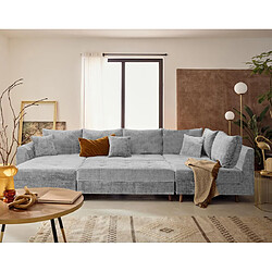 Acheter Lisa design canapé panoramique d'angle droit - Gris