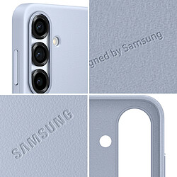 Samsung Coque Cuir Galaxy S25 Plus - Bleu Clair pas cher
