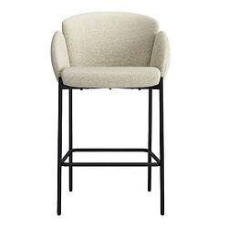 Moloo Fauteuil de bar tissu lot de 2 - Beige pas cher