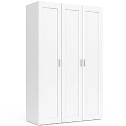 Idmarket Armoire 3 portes VITO blanc