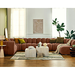 Lisa design Debbie canapé panoramique modulable - Bleu