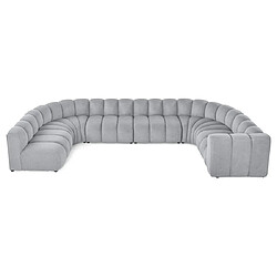 Acheter Lisa Design canapé modulable Debbie - Gris