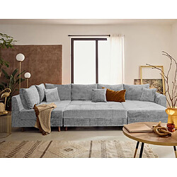 Acheter Lisa design Rune canapé panoramique - Gris