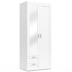 Idmarket Armoire 2 portes VITO