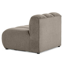 Lisa Design Module Debbie - Tissu texturé taupe pas cher