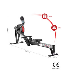 CARE Rameur AIR ROWER connecté