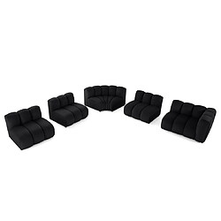 Lisa Design Canapé Debbie - Noir