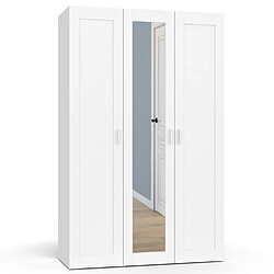 Idmarket Armoire 3 portes VITO blanc