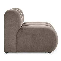 Acheter Lisa Design Module Debbie - Tissu texturé taupe