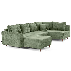 Lisa design canapé panoramique Rune - vert pas cher