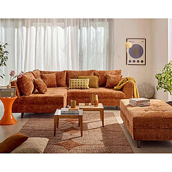 Acheter Lisa Design Rune - canapé d'angle gauche 4 places en velours texturé