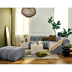 Lisa Design Debbie - canapé modulable d'angle réversible 4 places en tissu texturé