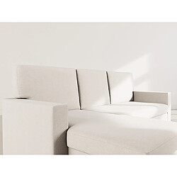 Acheter Bestmobilier Meiya - canapé d'angle réversible 4 places convertible avec coffre en tissu