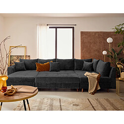 Acheter Lisa design canapé panoramique d'angle droit Rune - Anthracite