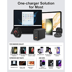 Sanag Chargeur secteur USB-C GaN pour Samsung Galaxy S24 Ultra - 65 W pas cher