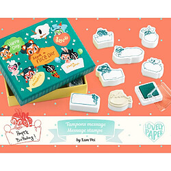 Djeco Coffret tampons messages Lovely Paper