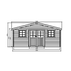 Solid Abri de Jardin Montreux 5080x5080