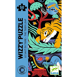 Djeco puzzle Wizzy saut du tigre 3D - 50 pièces