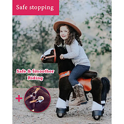 Ponycycle Poney à monter - Brun chocolat
