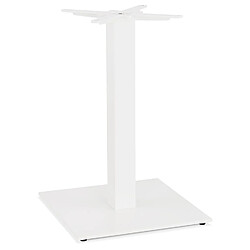 Alterego TOWER Pied de table carré - Métal blanc