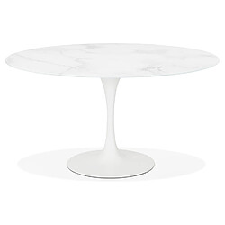 Alterego Table Ronde SHADOW Marbre