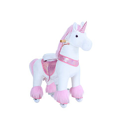 Ponycycle licorne à chevaucher - Rose